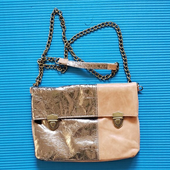 Anthropology Cross-body or clutch bag, Leather, Chain - Picture 1 of 5